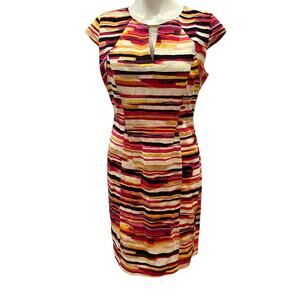 Calvin Klein Linen Blend Dress - Size 6 - Excellent Condition